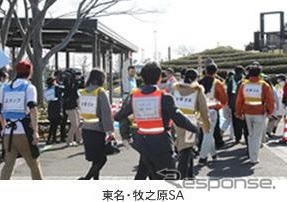 昨年の防災訓練の様子