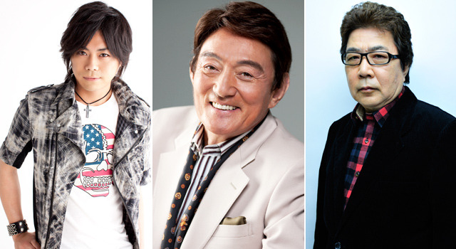 左から、浪川大輔(ケラン・ラッツ役)&ささきいさお(シルヴェスタ・スタローン役)&玄田哲章(アーノルド・シュワルツェネッガー役)/『エクスペンダブルズ3 ワールドミッション』“最強”日本語吹替え声優陣