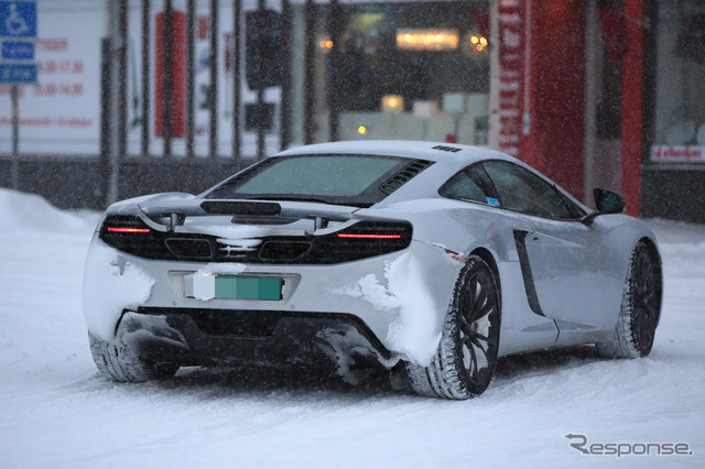 マクラーレン試作車 スクープ写真