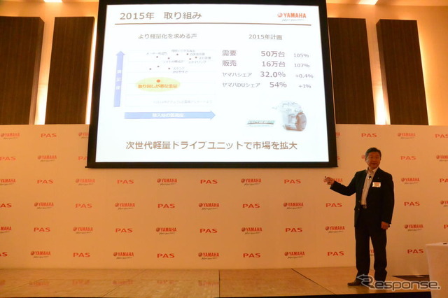 ヤマハ発動機 PAS 2015年モデル 説明会