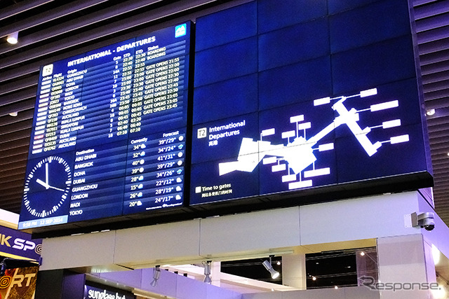 2本の滑走路を持つメルボルン空港(Melbourne Airport)