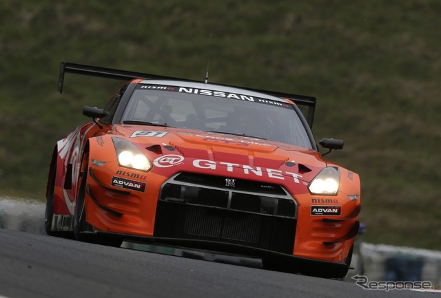 2014年のスーパー耐久シリーズ(S耐)を戦った「GTNET ADVAN NISSAN GT-R」。