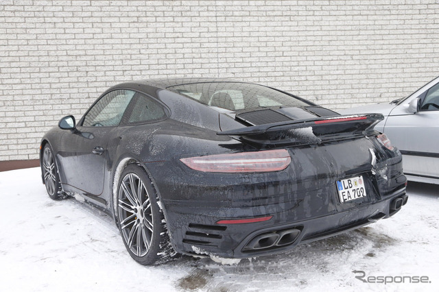 ポルシェ911ターボ スクープ写真