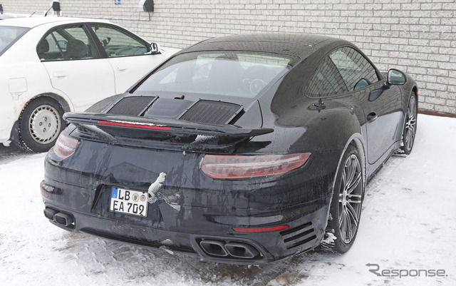 ポルシェ911ターボ スクープ写真
