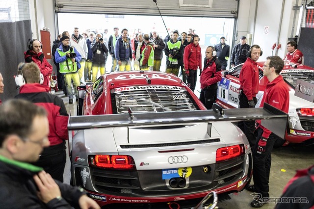 アウディ R8 LMS の現行モデル（参考画像）