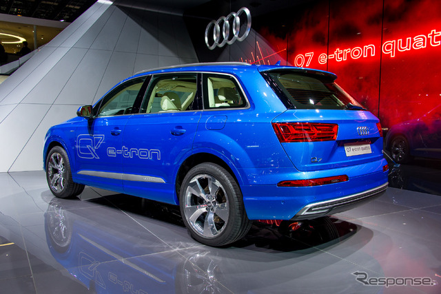 新型 アウディ Q7 e-トロン 3.0TDI クワトロ(ジュネーブモーターショー15)