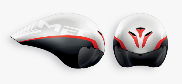 新型形状のタイムトライアル用エアロヘルメットがMETから登場
