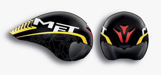 新型形状のタイムトライアル用エアロヘルメットがMETから登場