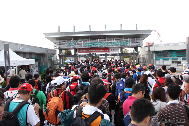 2014F1日本GPの様子