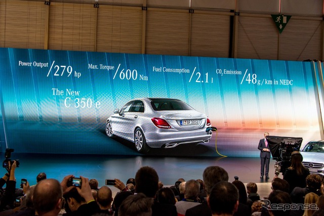 メルセデスベンツ C350 e(ジュネーブモーターショー15)