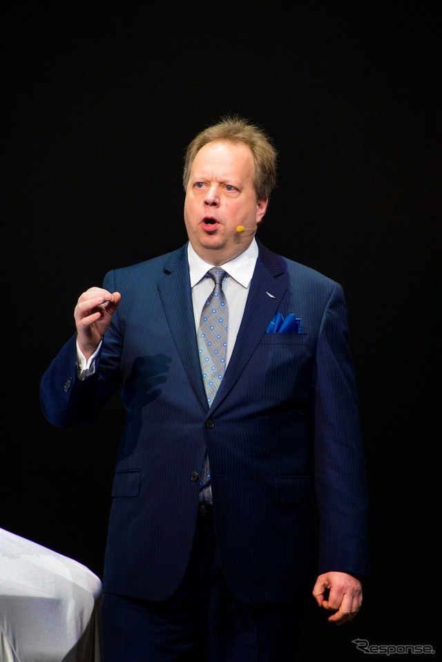 アストンマーティン アンディ・パーマーCEO(ジュネーブモーターショー15)