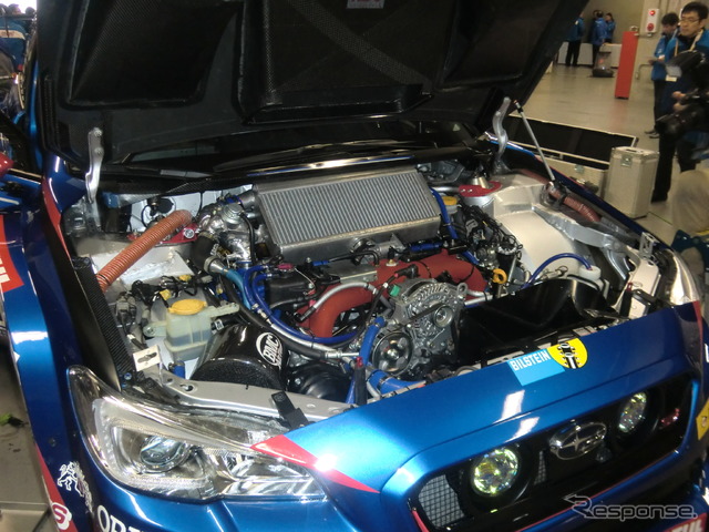 エンジンは「EJ20」。2リッターの水平対向ターボユニットだ。