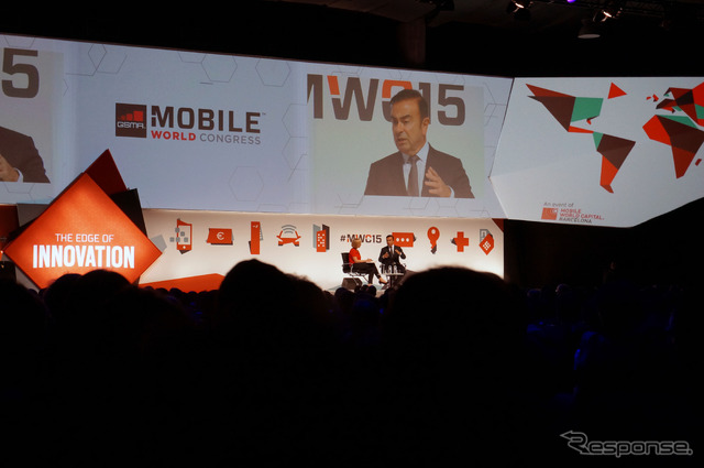 【MWC 2015】キーノート：カルロス・ゴーン氏