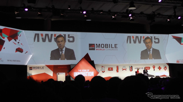 【MWC 2015】キーノート：カルロス・ゴーン氏