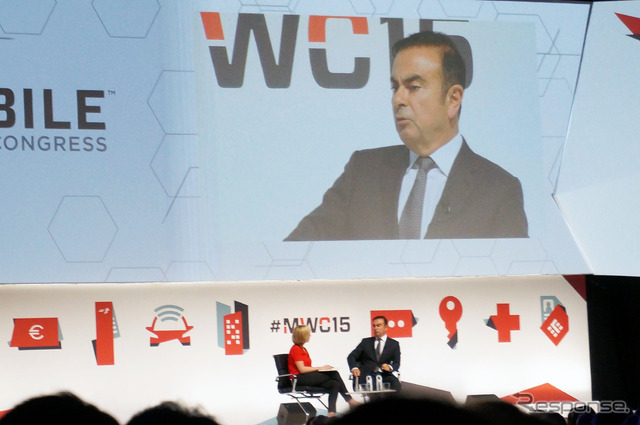 【MWC 2015】キーノート：カルロス・ゴーン氏