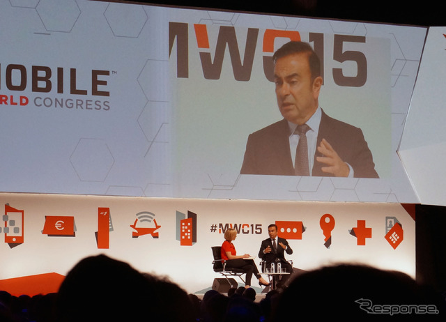 【MWC 2015】キーノート：カルロス・ゴーン氏