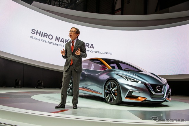 日産の中村史郎CCO(ジュネーブモーターショー15)