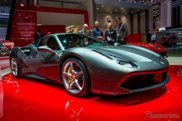 フェラーリ 488 GTB(ジュネーブモーターショー15)