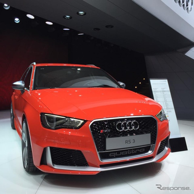 新型アウディ RS3 スポーツバック(ジュネーブモーターショー15)