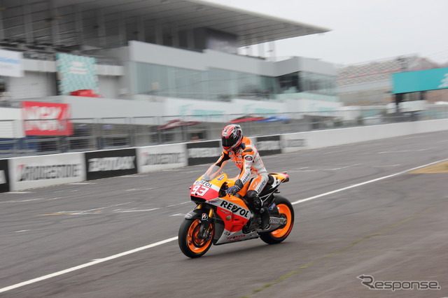 MotoGPデモランの様子