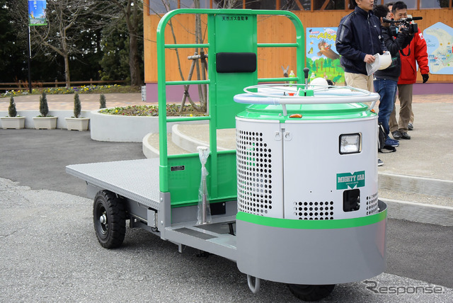 ホンダ製汎用エンジンを搭載したマイテーカー(関東機械製)
