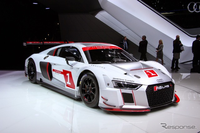 アウディ R8 LMS(ジュネーブモーターショー15)