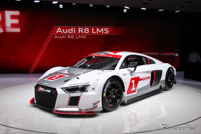 アウディ R8 LMS(ジュネーブモーターショー15)