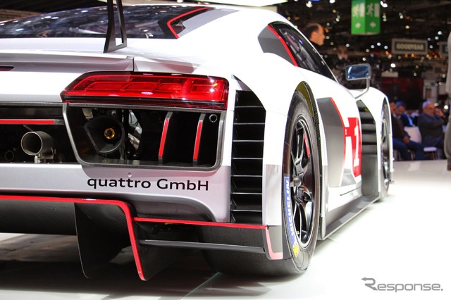 アウディ R8 LMS(ジュネーブモーターショー15)
