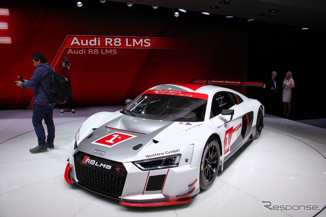 アウディ R8 LMS(ジュネーブモーターショー15)