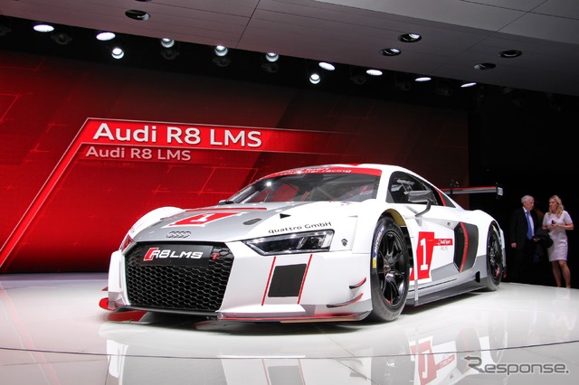 アウディ R8 LMS(ジュネーブモーターショー15)