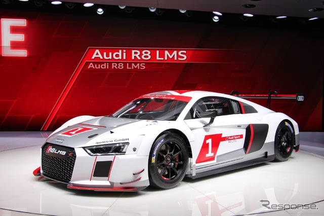 アウディ R8 LMS(ジュネーブモーターショー15)