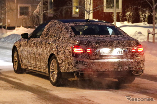 BMW 7シリーズ スクープ写真