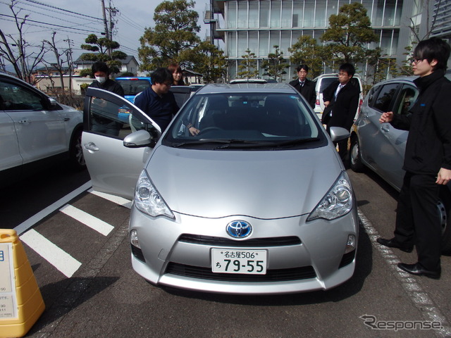 GEOTABを装着したデモカーも準備