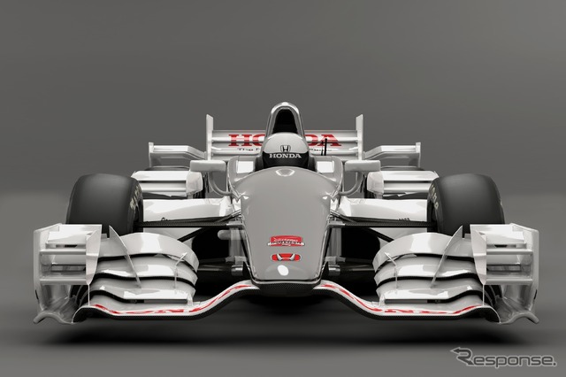 ホンダが公開した、インディカーの2015年仕様エアロキット。