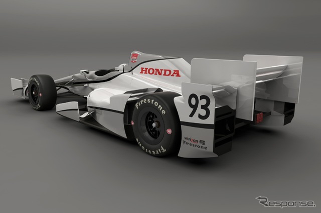 ホンダが公開した、インディカーの2015年仕様エアロキット。