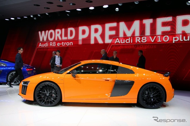 アウディ R8 V10プラス(ジュネーブモーターショー15)