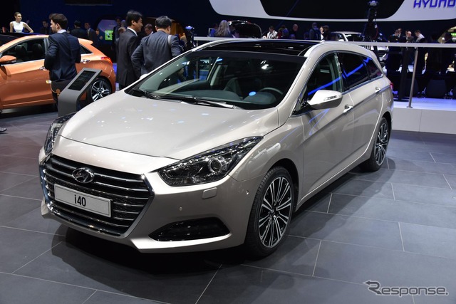 ヒュンダイ i40 の2015年モデル(ジュネーブモーターショー15)