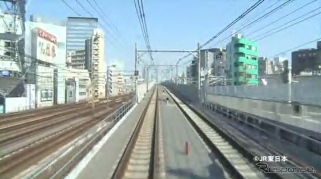 上野東京ラインの動画は南行と北行の2本を公開している。