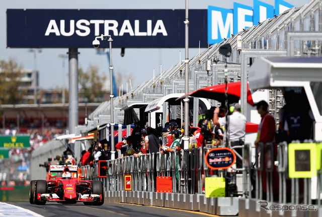 F1オーストラリアGP予選の様子