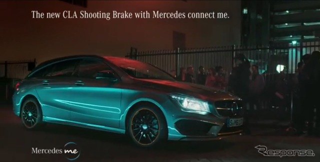 メルセデス CLA シューティングブレークのCM
