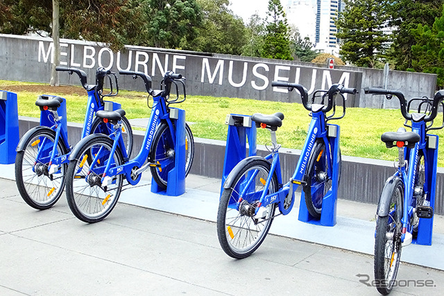 「市街地を自由気ままに走るならば公共レンタサイクル（Melbourne Bike Share）を使うといいよ」とホテル担当者はいう