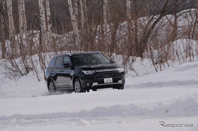 三菱 RVR（三菱 4WDモデル 雪上試乗会）