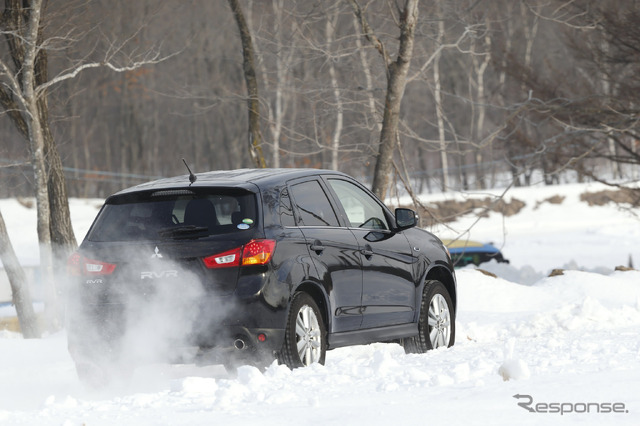 三菱 RVR（三菱 4WDモデル 雪上試乗会）