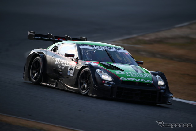 GT500クラスの#24 日産GT-R。（SUPER GT 岡山テスト）