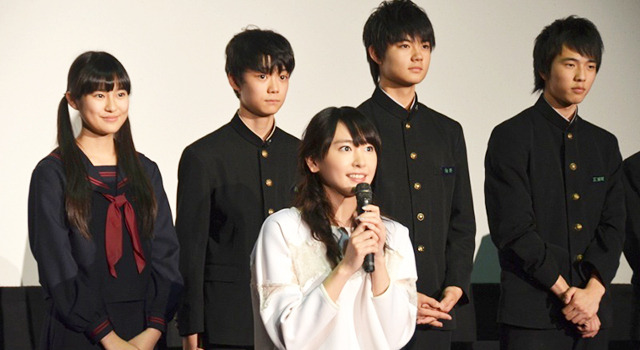 長崎舞台挨拶/『くちびるに歌を』-(C) 2015 『くちびるに歌を』製作委員会 -(C) 2011 中田永一/小学館