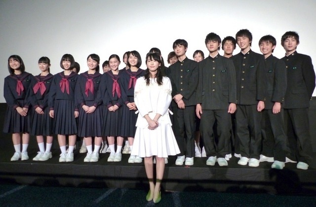長崎舞台挨拶/『くちびるに歌を』-(C) 2015 『くちびるに歌を』製作委員会 -(C) 2011 中田永一/小学館