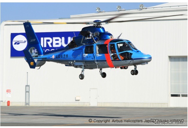 広島県警向けヘリコプターAS365N3+