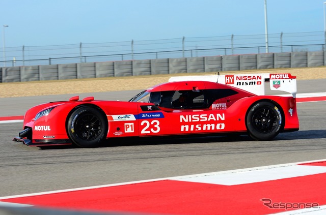FFならではの特徴的なフォルムをもつNISSAN GT-R LM NISMO。