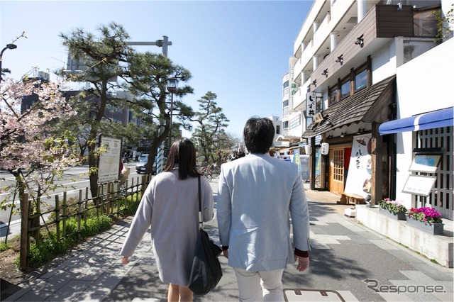 春ドライブ 桜の鎌倉