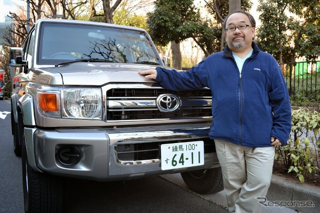 トヨタ ランドクルーザー70 と高山正寛氏